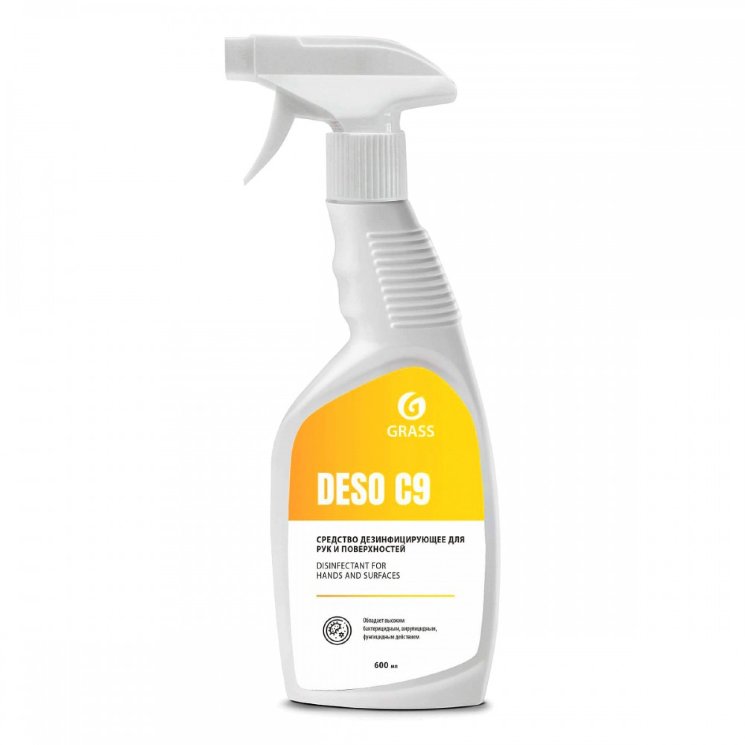 GRASS Deso C 9 дезинфицирущее средство 600 мл триггер (12)(антисептик)